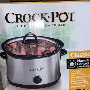 Convient 3heat setting classic crockpot